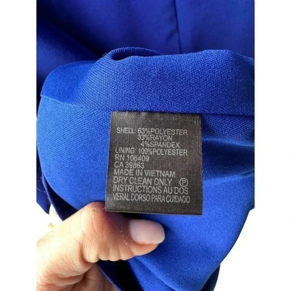 Tahari Arthur S. Levine Stretch Keyhole Neck Cap Sleeve Sheath Dress Size 6P - Picture 5 of 5